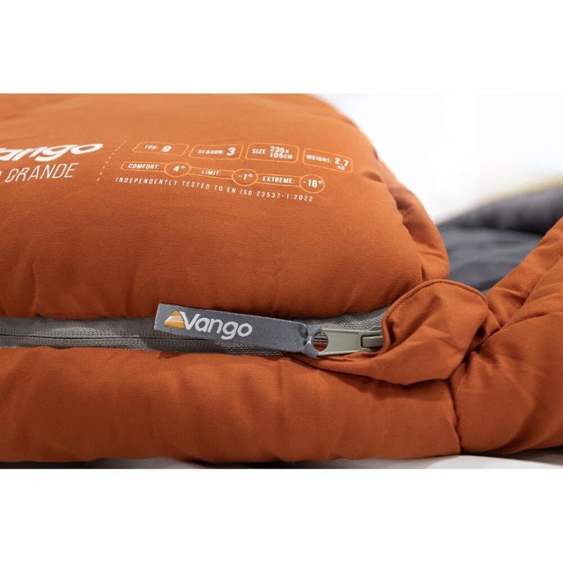 Vango Stellar Grande Sleeping Bag Harissa - Vango - Van Life Living