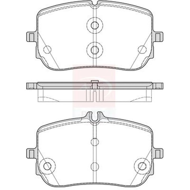 Apec Front Brake Pad Set PD4015