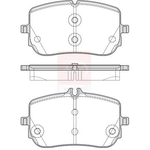 Apec Front Brake Pad Set PD4015