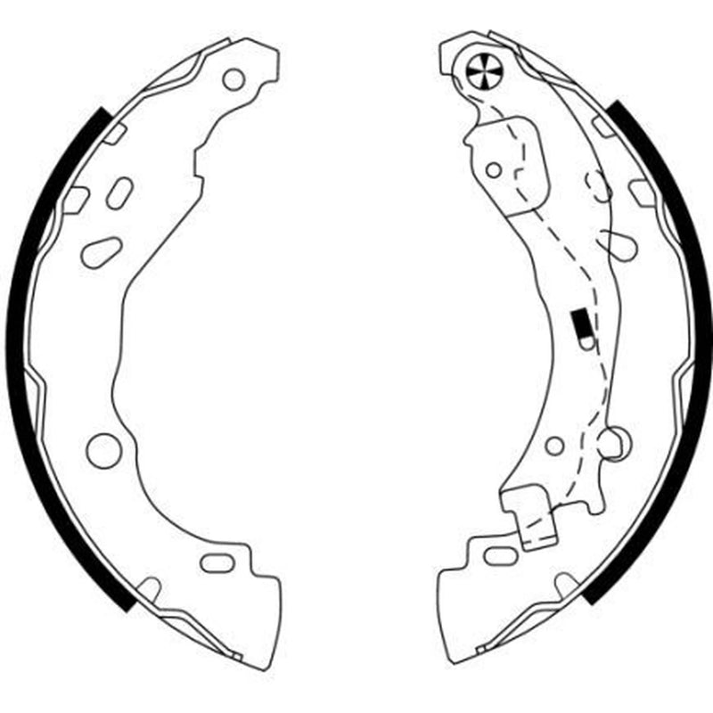 Mintex Brake Shoe Set Axle Kit MFR520