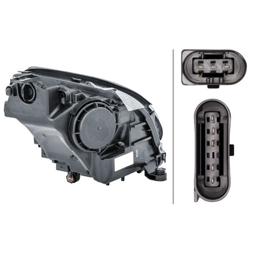 Hella Headlight Headlamp H7/H7 Left 1EL 263 037-011