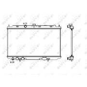 NRF Engine Radiator 53427