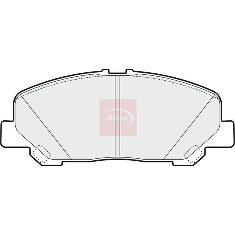 Apec Front Brake Pad Set PAD1580