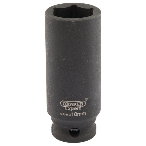 Draper Expert HI-TORQ 6 Point Deep Impact Socket, 3/8" Sq. Dr., 18mm Draper  - Town Parts