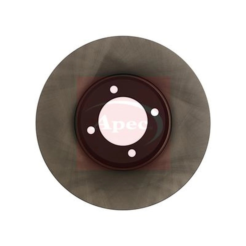 Apec 2 x Solid Front Brake Discs DSK158-x2