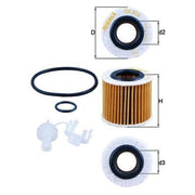 Mahle Engine Oil Filter OX 416D2