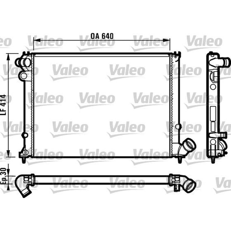 Valeo Engine Radiator 731383