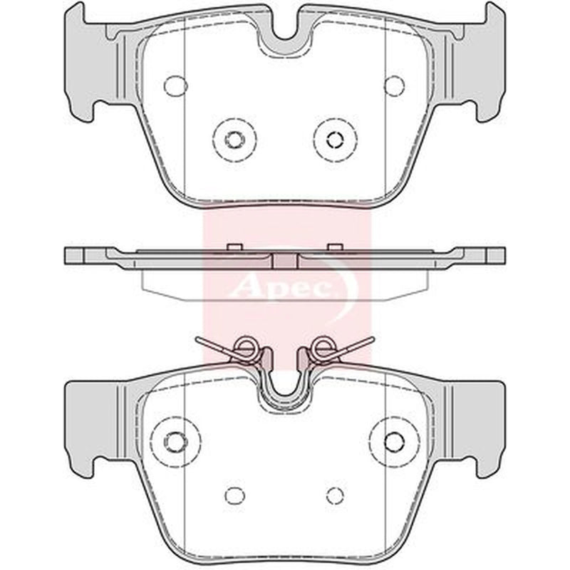 Apec Rear Brake Pad Set PAD2339