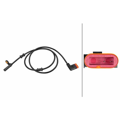 Hella ABS Wheel Speed Sensor Rear 6PU 358 216-661