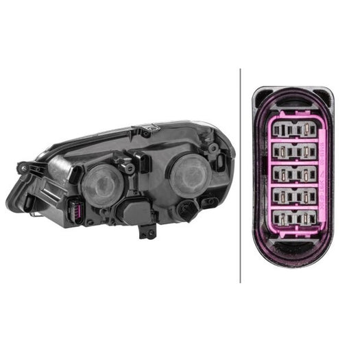 Hella Headlight Headlamp H7/H1 Right 1EE 247 019-181