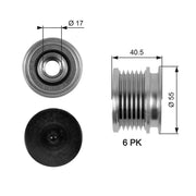 Gates Alternator Overrunning Freewheel Clutch OAP7057