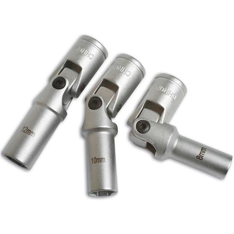 Laser Glow Plug Socket Set 3/8"D 3pc 4122 Laser  - Town Parts