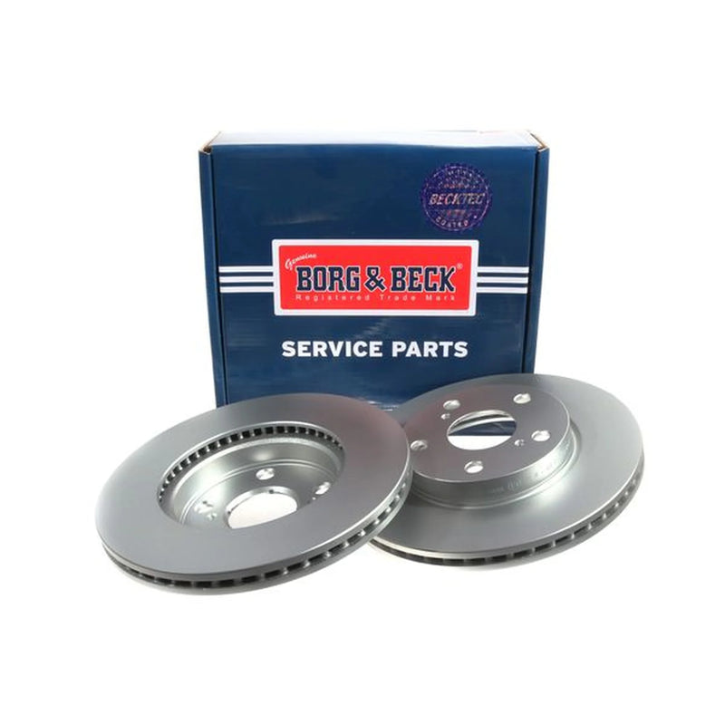 Borg & Beck 2 x Front Brake Discs BBD4807-x2