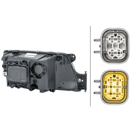 Hella Headlight Headlamp H21W Left 1EH 354 987-031