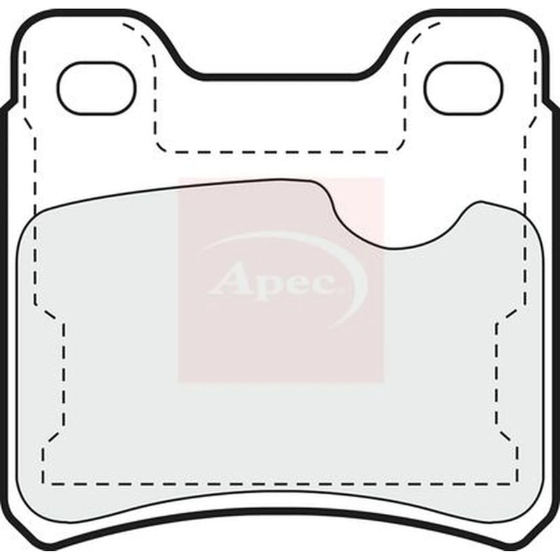 Apec Rear Brake Pad Set PAD597