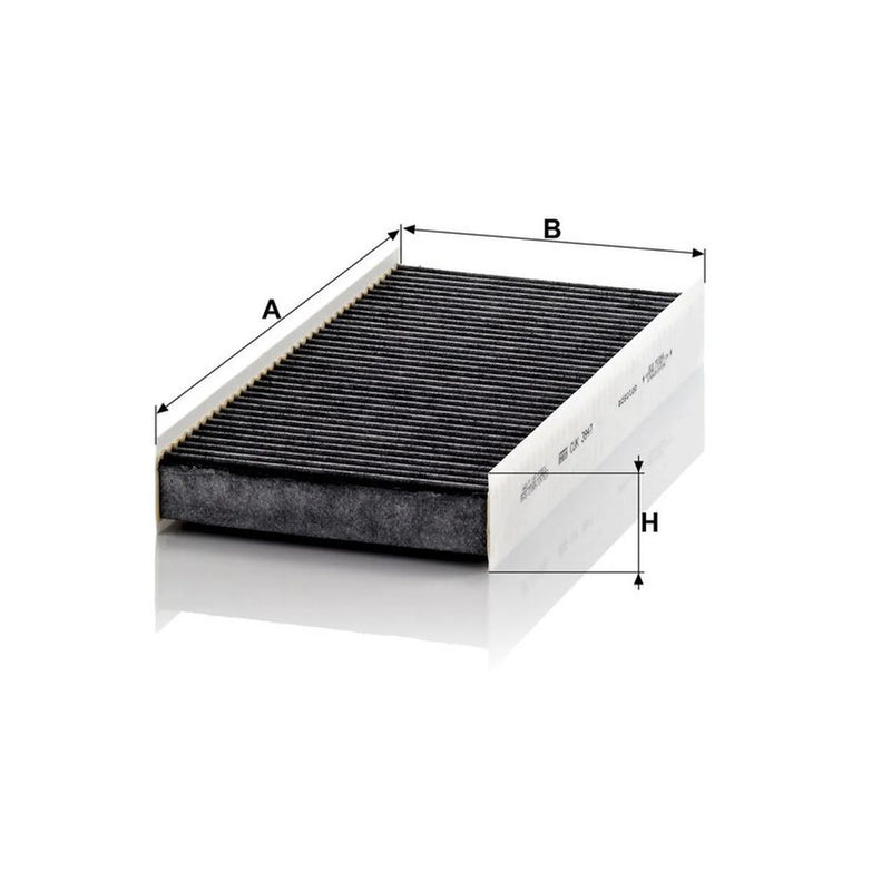 MANN-FILTER Cabin Air Filter (Pollen Filter) Engine CUK 3847