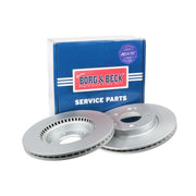Borg & Beck 2 x Vented Front Brake Discs BBD5576-x2
