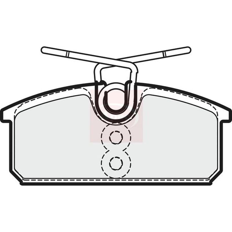 Apec Rear Brake Pad Set PAD1911