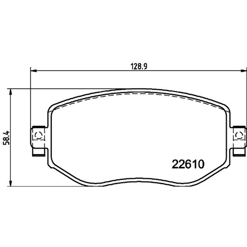 Mintex Front Brake Pad Set MDB3986