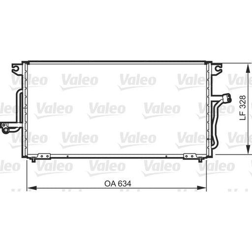 Valeo Air Conditioning Condenser 818081