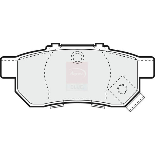 Apec Rear Brake Pad Set PD3142