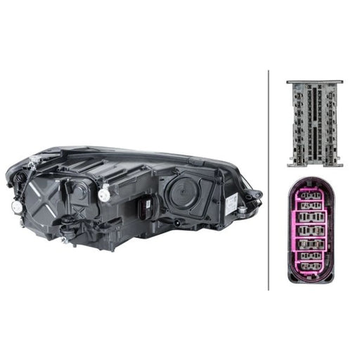 Hella Headlight Headlamp LED Left 1LX 013 924-711