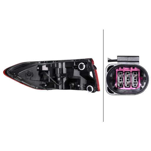 Hella Tail Light / Lamp LED Right 2SD 013 095-661