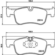 Mintex Front Brake Pad Set MDB3254