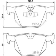 Mintex Rear Brake Pad Set MDB2717