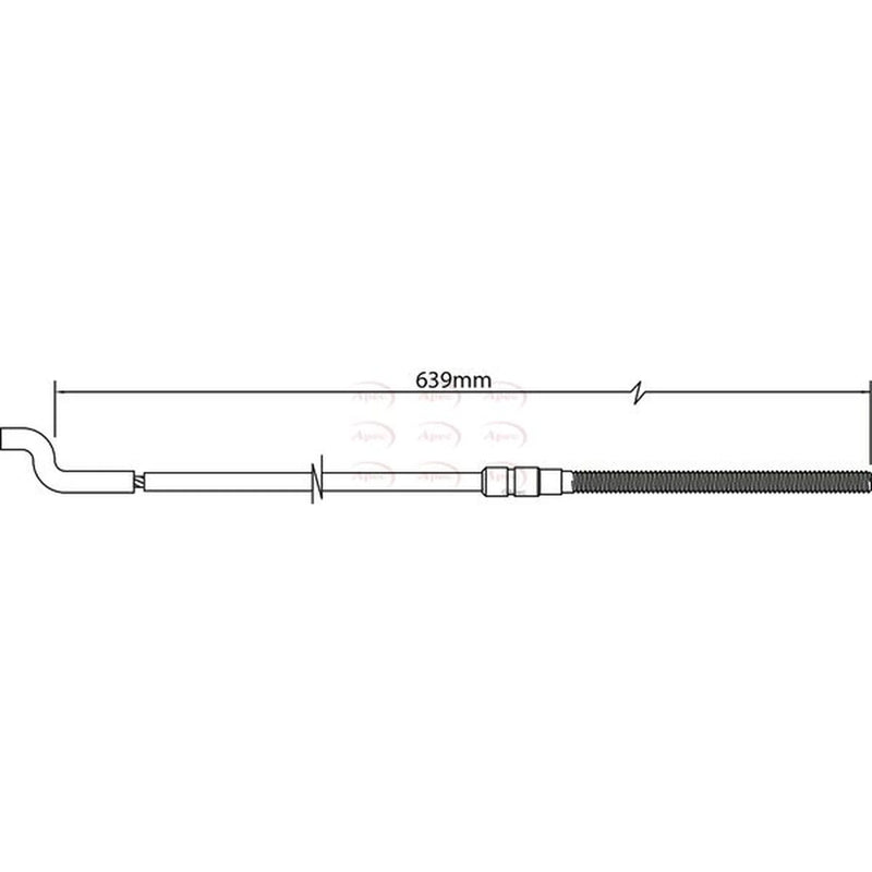 Apec Handbrake Cable Front CAB1154