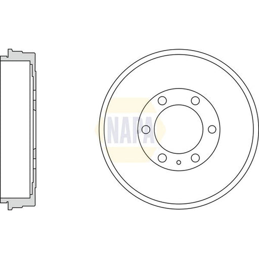 NAPA Brake Drum Assembly Rear NDR1027