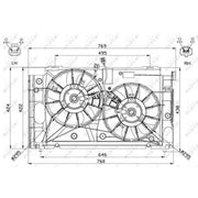 NRF Engine Cooling Fan 47568