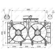 NRF Engine Cooling Fan 47493