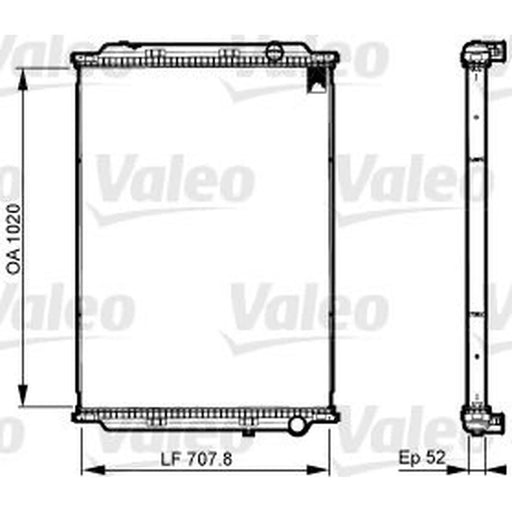 Valeo Radiator Core Assembly 733522