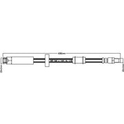 Juratek Brake Hydraulic Hose Line Lower JBH1027