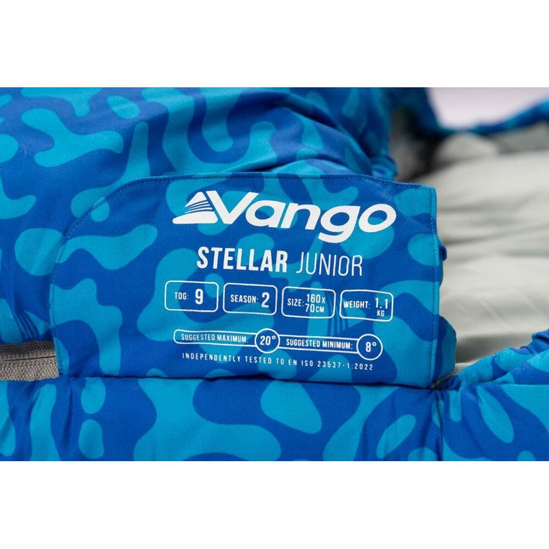 Vango Stellar Junior Sleeping Bag Junior Atlantic Blue - Vango - Van Life Living