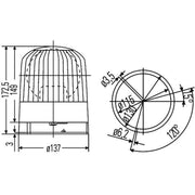 Hella Rotating Beacon Wide High 2RL 007 550-011
