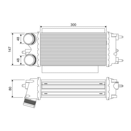 Valeo Intercooler (Charge Air Cooler) 818539