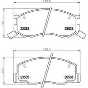 Mintex Front Brake Pad Set MDB1909