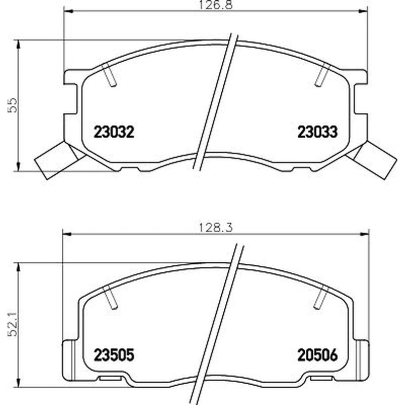 Mintex Front Brake Pad Set MDB1909