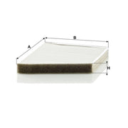 MANN-FILTER Cabin Air Filter (Pollen Filter) CU 2337/1