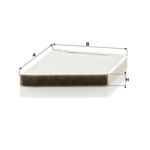 MANN-FILTER Cabin Air Filter (Pollen Filter) CU 2337/1
