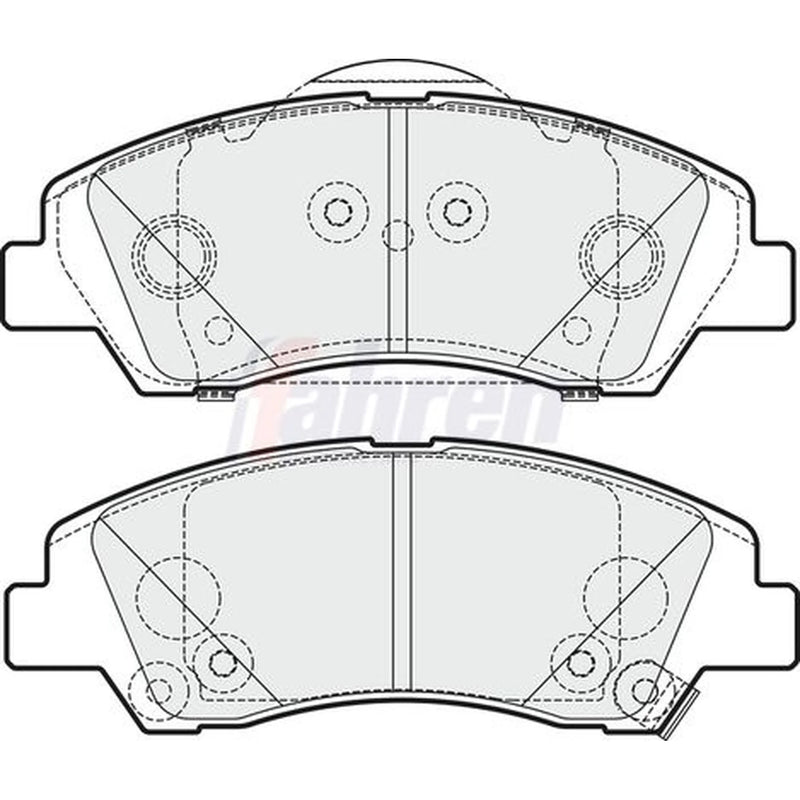 Fahren Front Brake Pad Set FBP3376