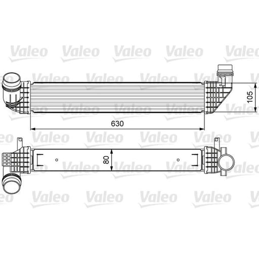 Valeo Intercooler (Charge Air Cooler) 818636