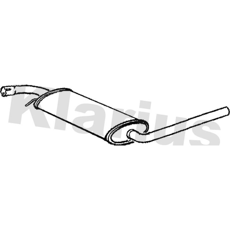 Klarius Box With Centre Pipe Centre VW574Q