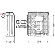 Denso Air Conditioning Evaporator fits Fiat Barchetta 1995-2005 1.8
