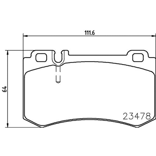 Mintex Rear Brake Pad Set MDB2621