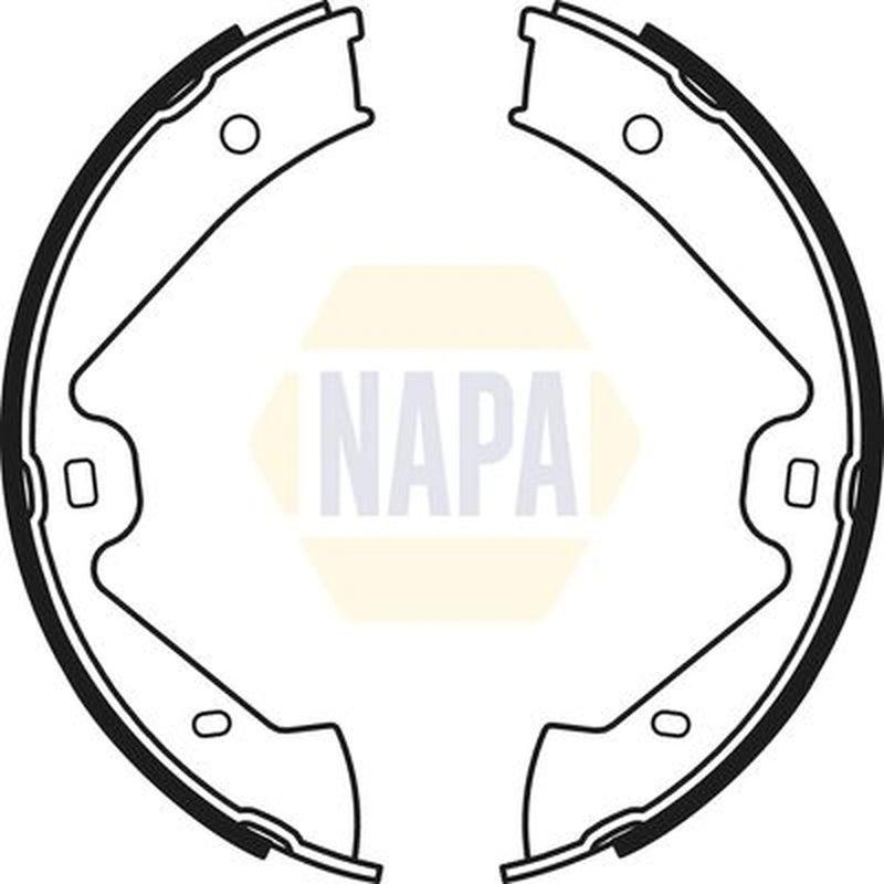 NAPA Parking Brake Shoe Set NBS5051
