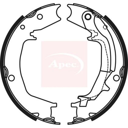 Apec Parking Brake Shoe Set SHU808