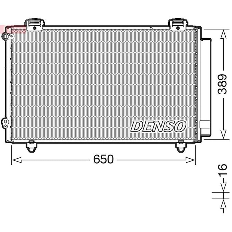 Denso Air Conditioning Condenser DCN50023